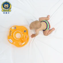 Baby Swim Neck Ring Inflatable Circle Infant Swimming Accessories Swimming Neck Kids Tube Ring Safety Floating Circle Bathing