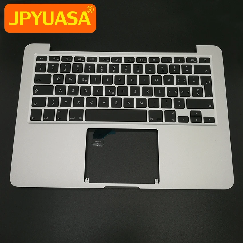 

New QWERTZ Swiss Top Case Palmrest + Keyboard + Backlight For Apple Macbook Pro 13" A1502 2015 Year