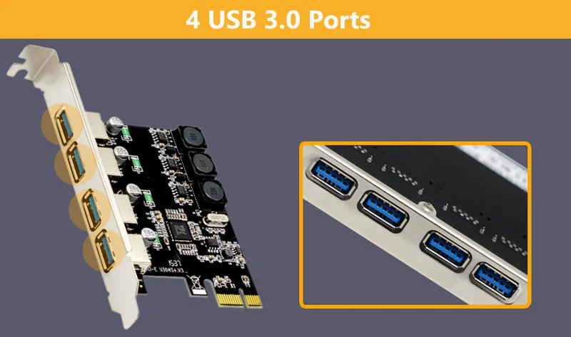 U3V PCI Express Post Card PCI-E USB 3.0 Adapter Card (19)