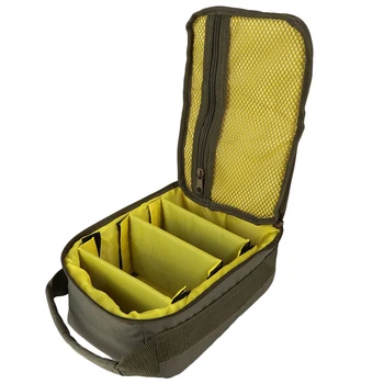

SEWS-600D Outdoor Fishing Storage Bag 4 Layer Adjustable Multifunction Handbag Fishing Line Reel Lure Hook Accessary Bags