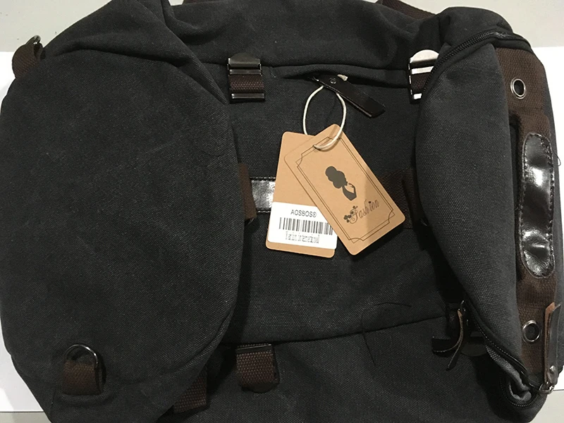 Aosbos дорожная сумка-барабан, портативный многофункциональный винтажный холщовый однотонный рюкзак большой емкости для мужчин и женщин, дорожная сумка