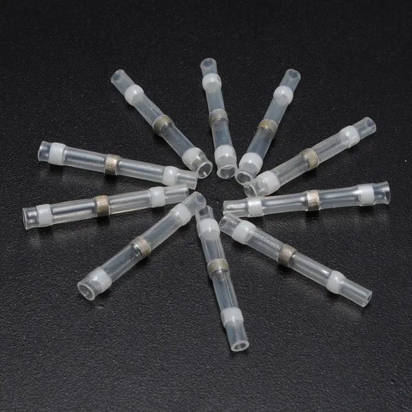 Newest 60pcs 4 Sizes Solder&Seal Heat Shrink Butt Connectors Electrical