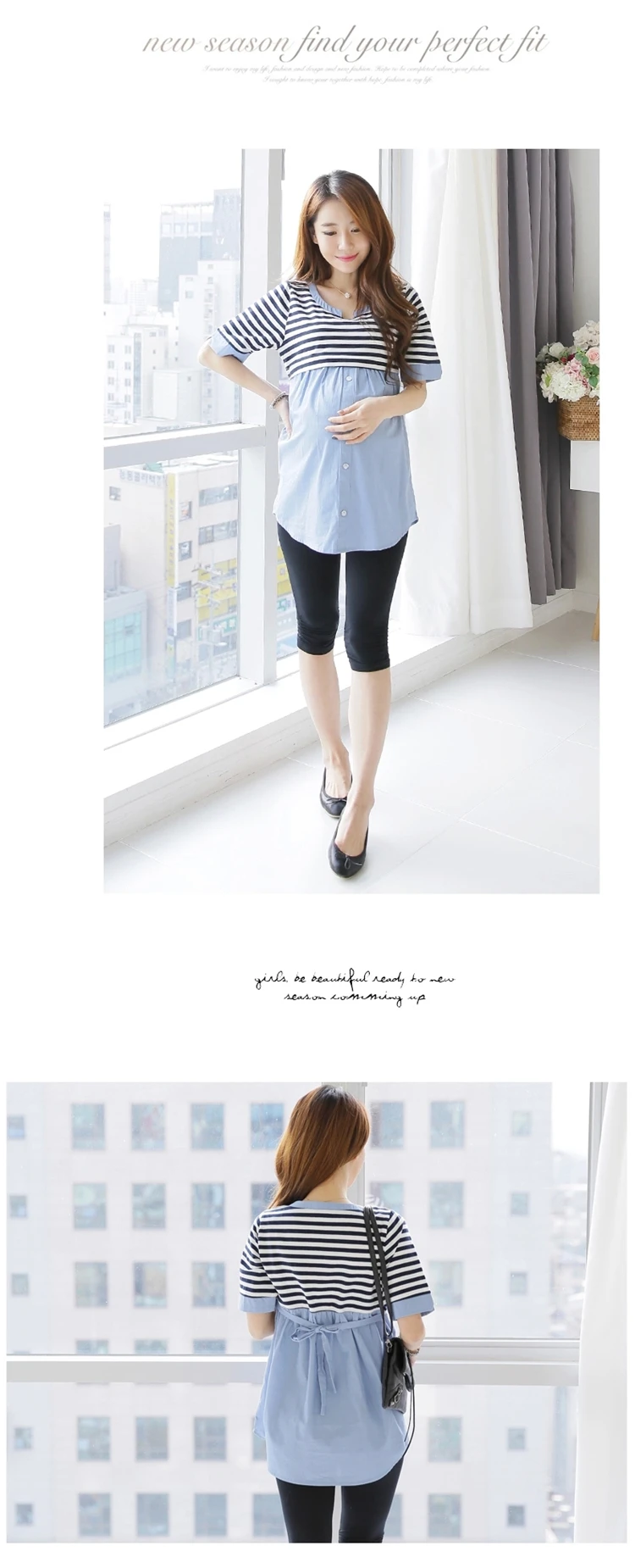 Maternity Nursing top Fashion Maternity Clothes Breast feeding Tops&T-shirt for Pregnant Women Casual pregnancy T-shirt Clothes (18)