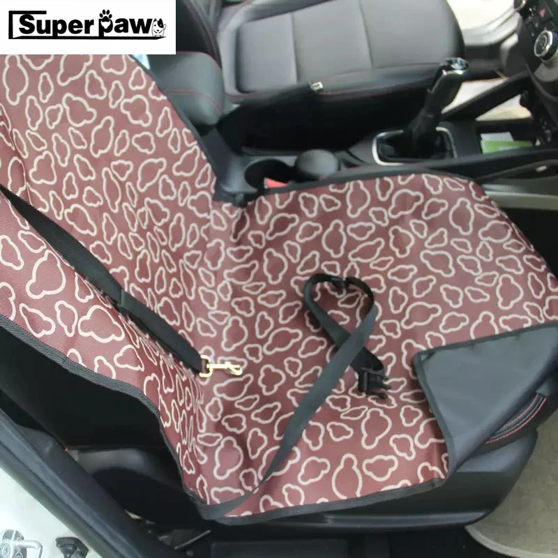 

Luxury Foldable Oxford Waterproof Pet Dog Car Front Seat Cover Pad Blanket SUV Cat Hammock Car protector Puppy Products YGB08