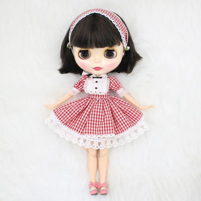 ICY DBS Blyth кукла игрушка 950 короткие черные волосы белая кожа совместное тело