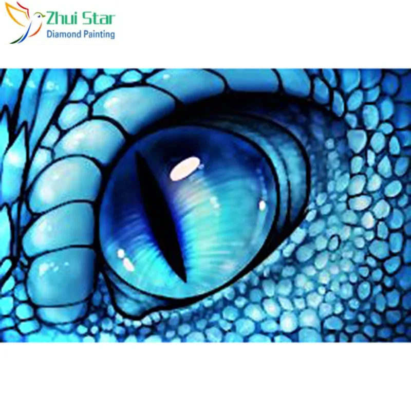 

Full Square 5D DIY Diamond Painting "blue eyes" Embroidery Cross Stitch Mosaic Home Decor Gif CJ8