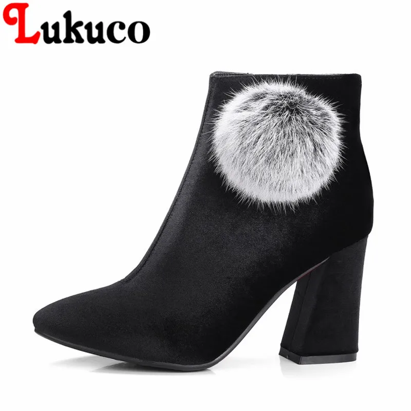 

2018 New fashion and sweet style Pointed Toe shoes size 34-47 Ankle Boots high quality low price super bargain women boots