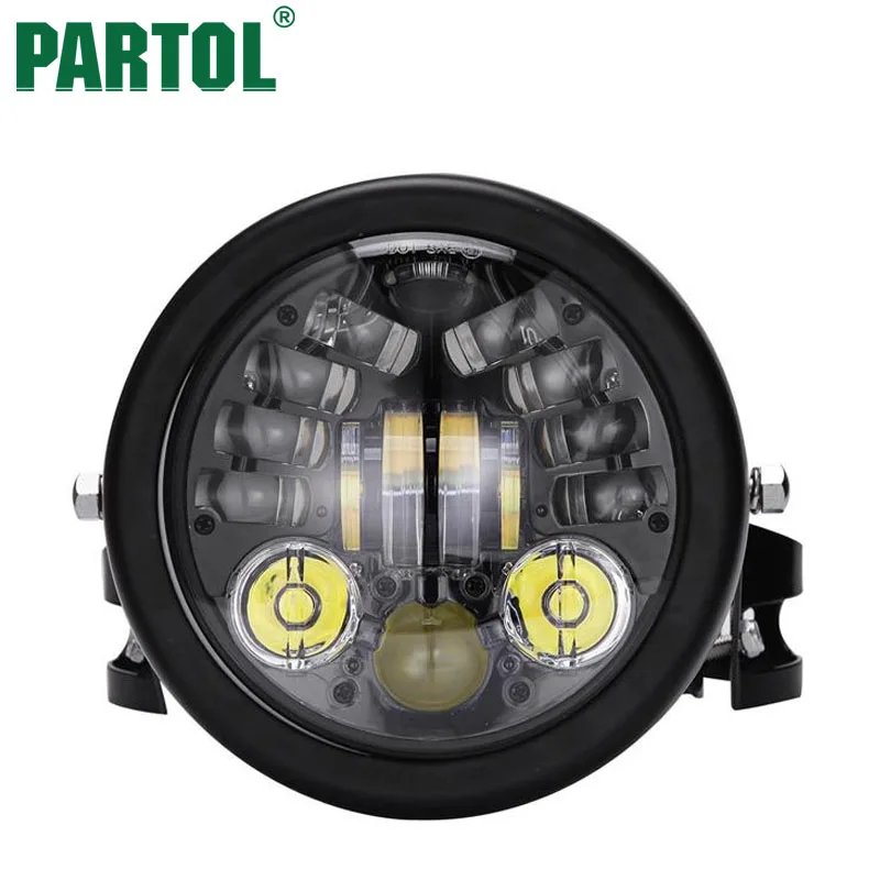 Buy Partol 5.75" Motorcycle LED headlight Projector