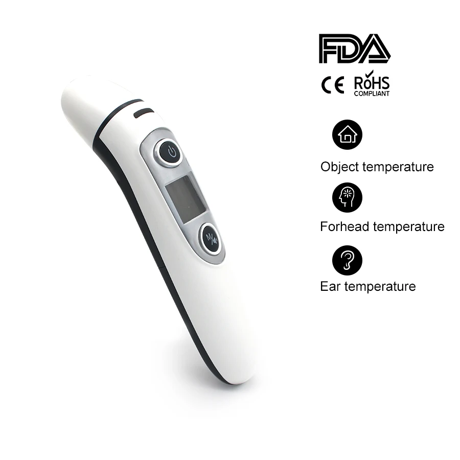 

Digital Thermometer Non-Contact Infrared IR LCD Forehead Ear Hot Selling Body Fever Measurement Termometro