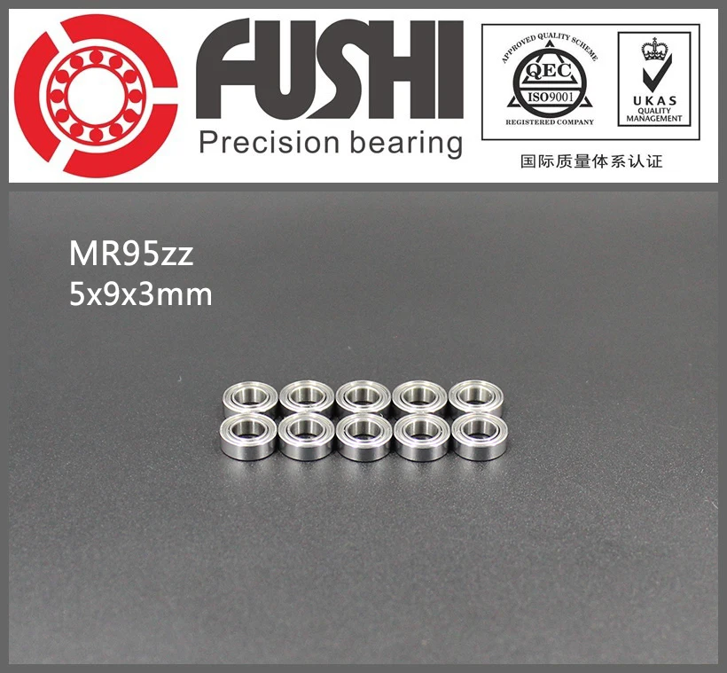 

MR95ZZ ABEC-1 (50PCS) 5X9X3mm Miniature Ball Bearings L-950ZZ