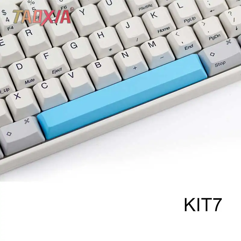 Статическая крышка acitance Механическая клавишная крышка Цвет пространство Pbt красный черный белый клавишная крышка 87u 104u пустой Цвет Космическая клавишная крышка