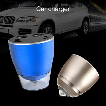 

Car Charger Ordinary Car Safety Hammer Dual USB Double Point Smoke Hole M8617