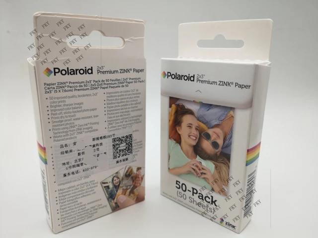 Zink 2x3 Premium Instant Photo Paper (20 Pack) Compatible with Polaroid  Snap, Snap Touch, Zip 