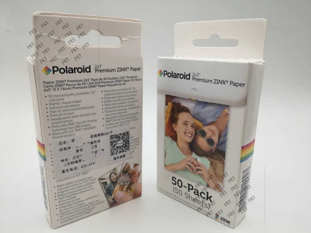100 листов Премиум бумаги ZINK Zero Ink для мгновенной фотостудии Polaroid Z2300 мгновенный