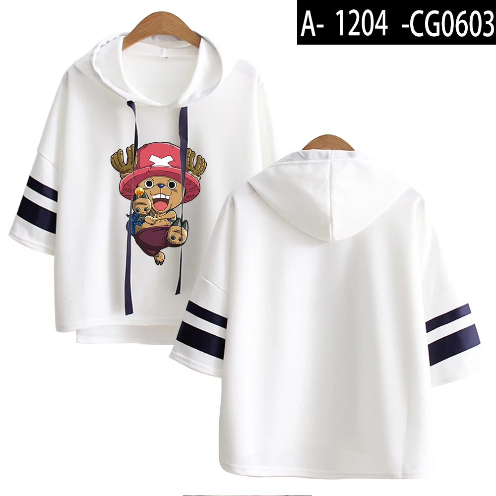 One piece kpop толстовки ривердейл короткий рукав Харадзюку модные толстовки Женская крутая весенне-летняя одежда хип-хоп одежда - Цвет: H