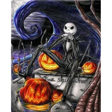 5D DIY Алмазная вышивка на заказ Алмазная картина вышивка крестиком, полная квадратная мозаика ужас Хэллоуин швейные стразы