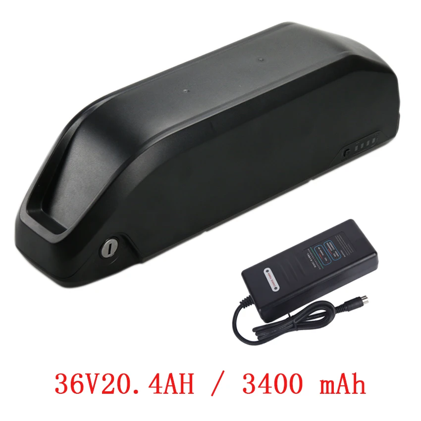 

Polly 36V20.4AH Ebike Battery 3400mAH Lithium Battery for Bike Li-ion Battery for Bafang Motor Conversion Kit with 2A Charger