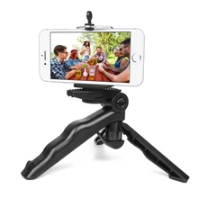 Портативный настольный компьютер штатив для экшн-Камеры GoPro Hero 6 5 4 3 SJCAM SJ4000 спортивной экшн-камеры Xiaomi Yi 4 K sony DSLR свет SLR Телефон Штатив-Трипод стойка