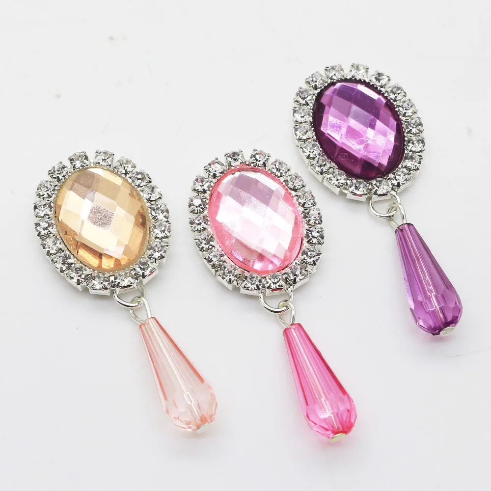 10 шт. декоративные акриловые пуговицы для украшения одежды 48 х20 мм| |