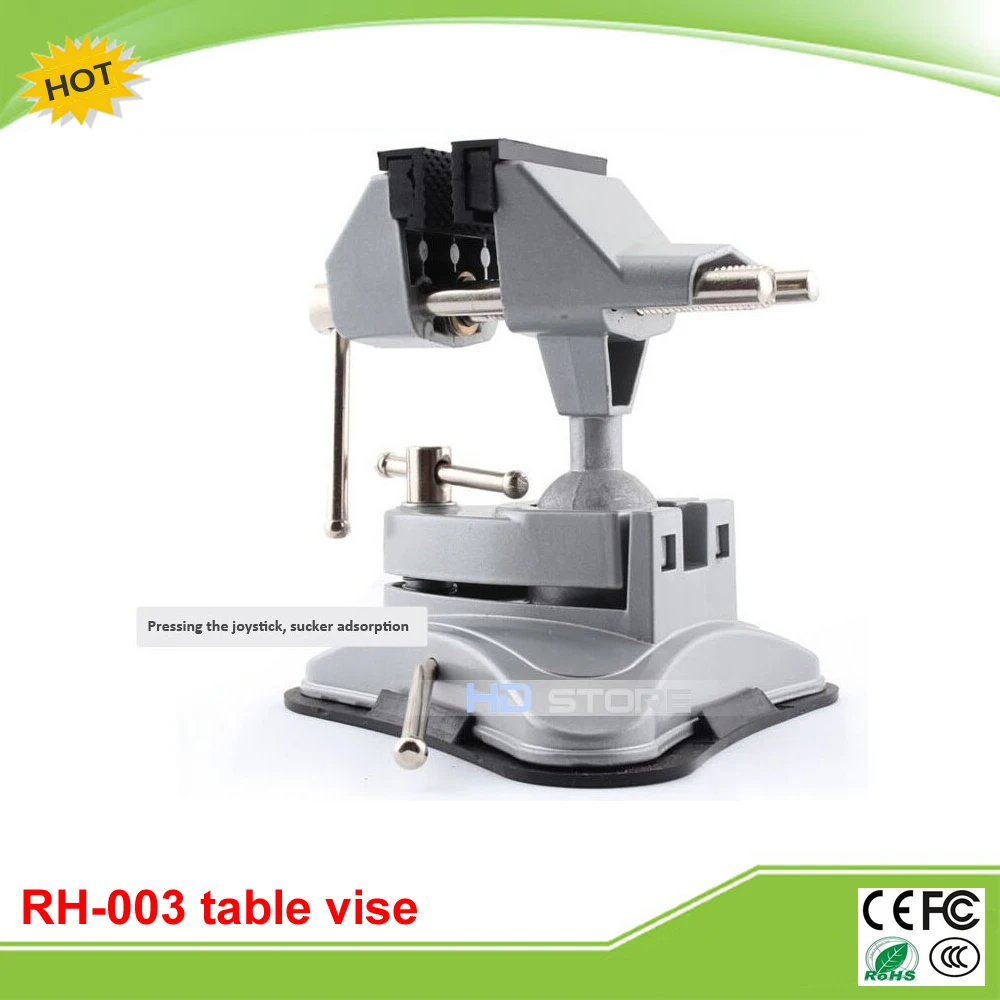 R Deer Universal 360 Degree RH 003 Mini Table Bench Vise