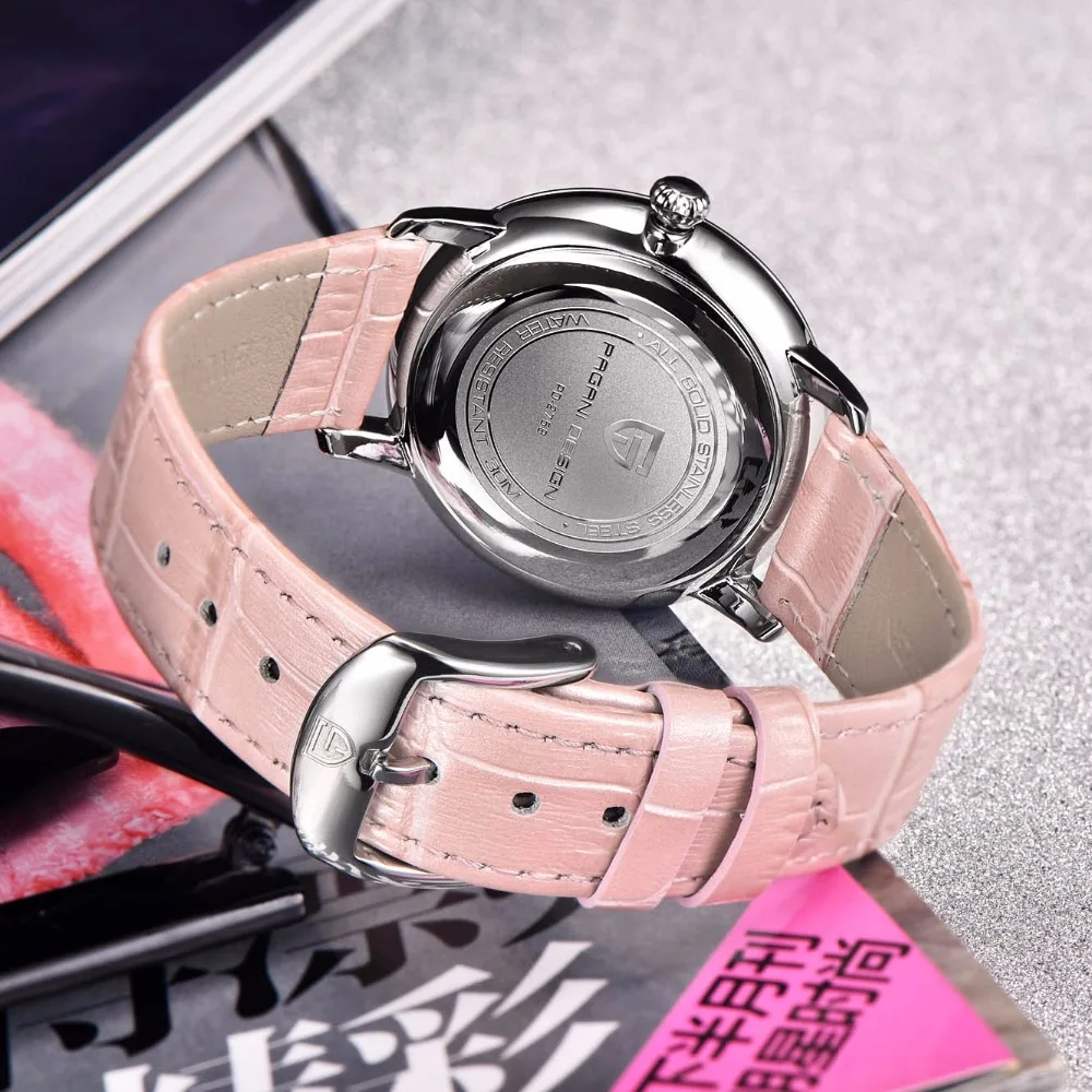 Женские кварцевые часы Pagani дизайнерские с кожаным ремешком на лето|montre brand|montre
