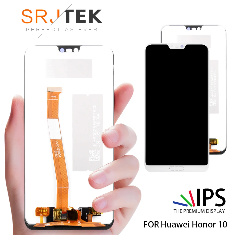 

with Fingerprint 5.8'' Original LCD For Huawei Honor 10 Display Touch Screen Frame For Huawei Honor 10 LCD Display On Col L29