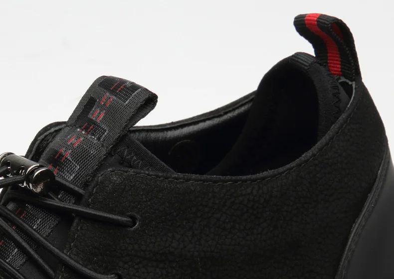 Weweya/Новинка; брендовая Высококачественная Черная мужская кожаная повседневная обувь; Модные дышащие кроссовки; модная обувь на плоской подошве; LG-11 обувь на меху