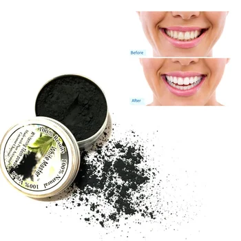 

Tooth Powder Whitening Black Activated Charcoal Teeth Whitening Remove Smoke Tea Coffee Yellow Stains