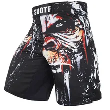 ММА Боксерские мужские шорты с рисунком орангутанга дышащие спортивные тренировочные фитнес боксерские шорты Тигр муай-тай кикбоксинг короткие штаны