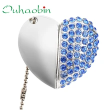 2017 New Heart-Shape USB 2.0 8GB Flash Drive Memory Stick Storage Pen Disk Digital U Disk High Quality Wholesale Price_KXL0414