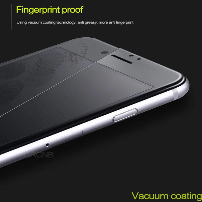 3D полное покрытие для iPhone 6 6s 7 Plus 8 X защита экрана с закругленными краями