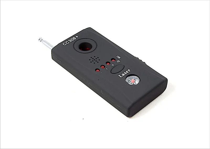 CC308 Wireless Scanner Signal GSM Device Finder RF Detector Micro Wave Detection Security Sensor Alarm Anti-Spy Bug Detect