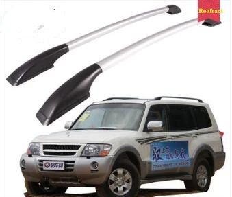 Superior da Bagagem da Liga de Alumínio da Estrela Transversal do Roofrack Cremalheira do Telhado da Bagagem kg para Mitsubishi Pilha Barra Urso Máximo Pajero V73 20 9 High Quality Automóveis e motos