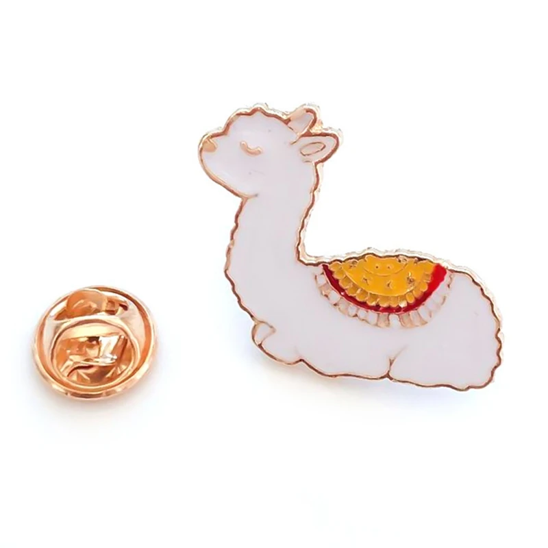

Cartoon Llama Pins Llama Alpaca Cute Kawaii Animal Pins Enamel Lapel Brooches For Women Girl Denim Jeans Shirt Bag Badges