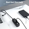 Vention USB HUB USB 2.0 Hub 4 Port USB Splitter with LED USB Adapter for Macbook Pro PC Computer Accessories Hub Multi USB Hab ► Photo 3/6