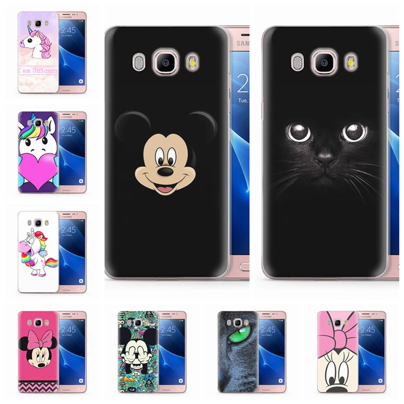 Чехол для Funda Samsung Galaxy J5 2016 чехол J510 J510F TPU Дизайн силиконовый милый Минни Обложка