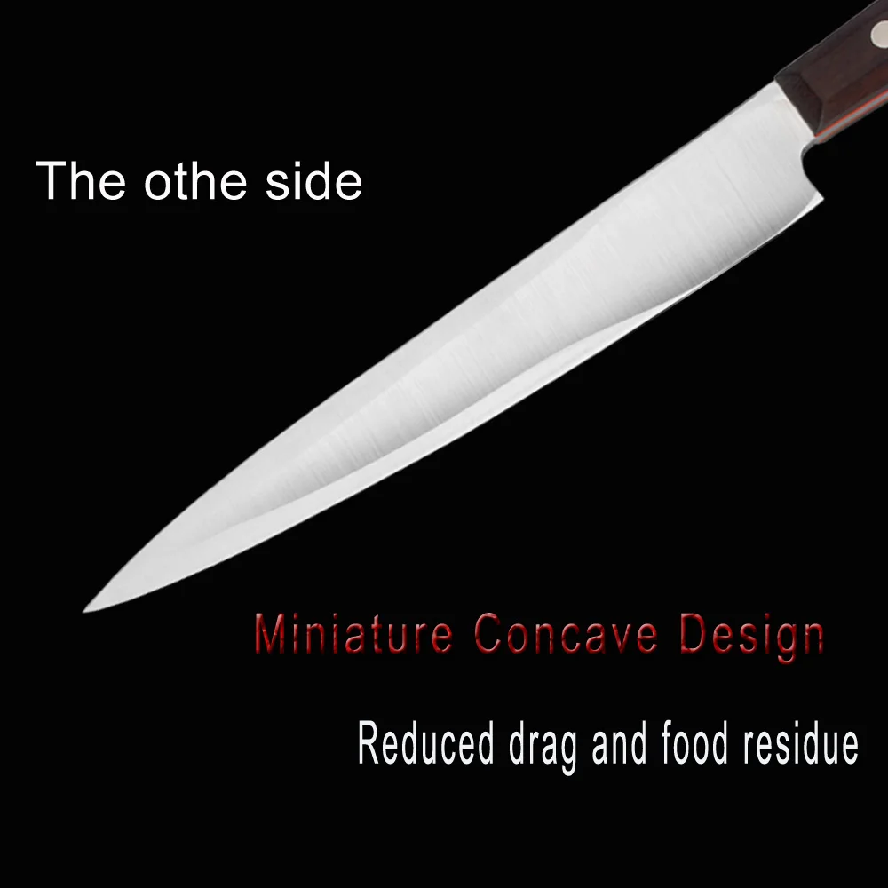 King Sea Sashimi Knife 5Cr15Mov High Quality Professional Fish Fillet Knife Salmon Sushi Knife Cuisine Kitchen Knife