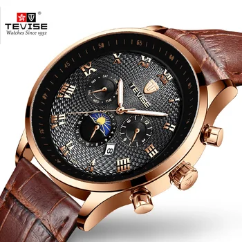 

Tevise New Men's Automatic Mechanical Watches Top Brand Luxury Sport Self Winding Golden Men Wrist Watch Male Relogio Masculino