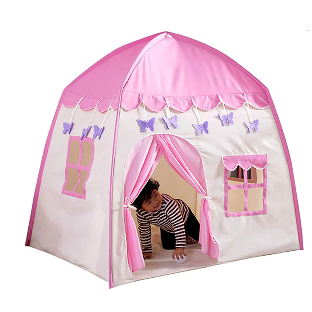 

Kids Play Tent Baby Ball Pool Teepee Children Tent Play House Fort Canvas Canopy Portable Playhouse for Indoor Outdoor Games Toy