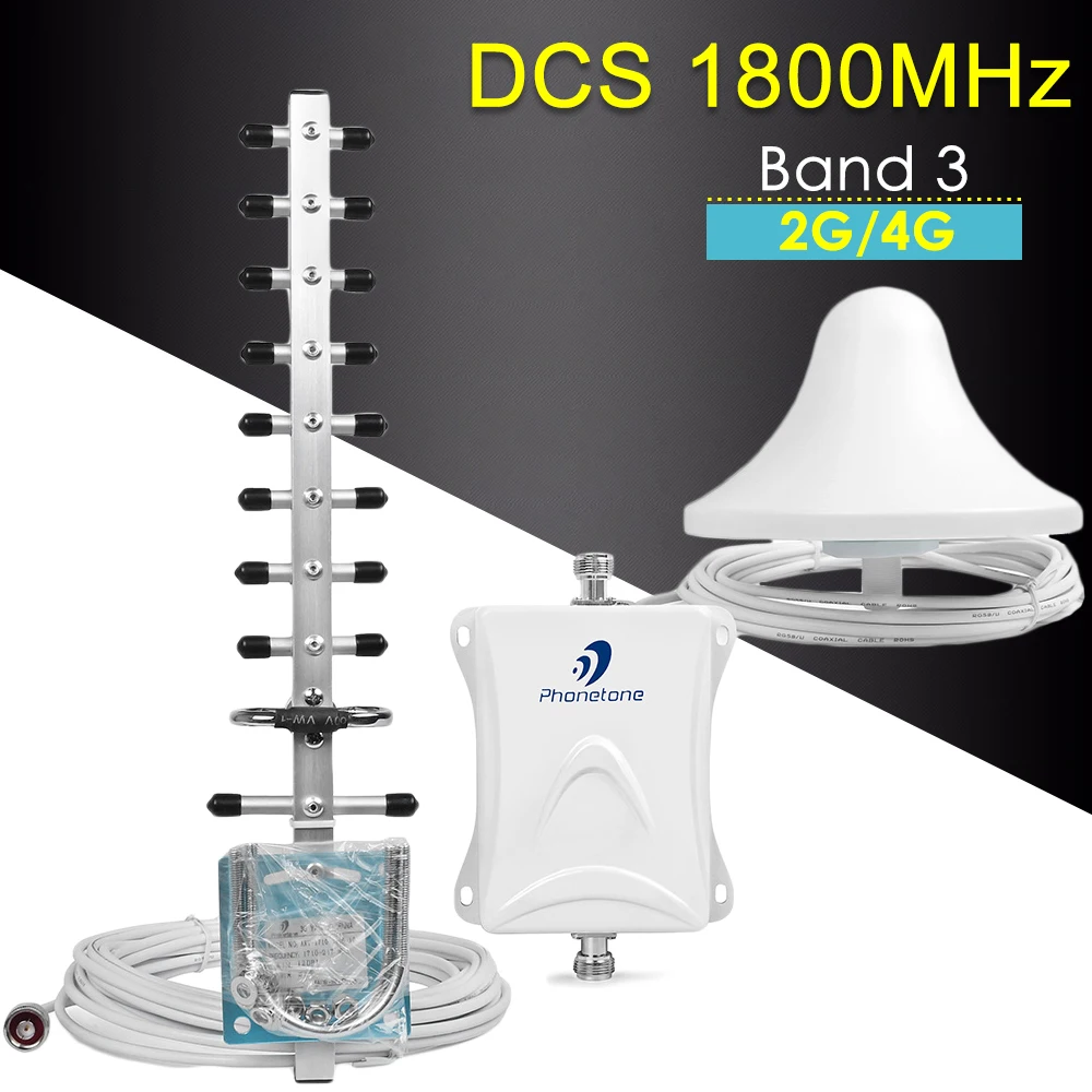 Сотовый усилитель DCS 1800 МГц GSM 2G 4G LTE мобильный сигнала повторитель lte сотового