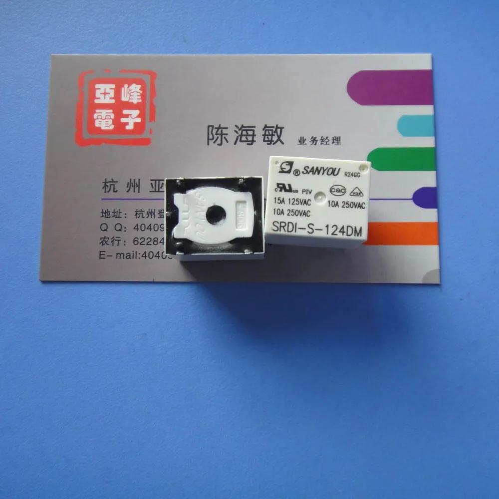 Free shipping lot (10 pieces/lot) SANYOU SRDI-S-124DM 10A 24VDC 4PINS Power Relay original New | Обустройство дома