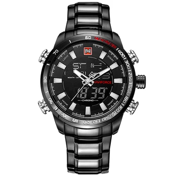 

NAVIFORCE Mens Watches Top Brand Luxury Watch Waterproof Sport Army Military Watch Men Date Clock Male Stainless Steel Watches