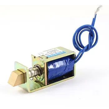 

JF-S0837DL 10mm Stroke 1.5Kg 15N Force Pull Type Open Frame Actuator Solenoid Electromagnet DC 12V 24V 1A Door Lock Assembly