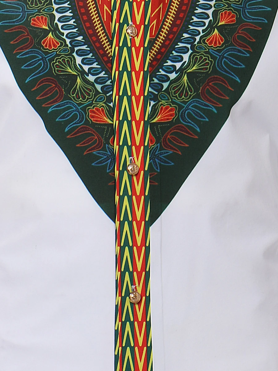 GuyuEra африканская Дашики мужская одежда в этническом стиле с длинными рукавами рубашка украшение на пуговицах m-xxxl