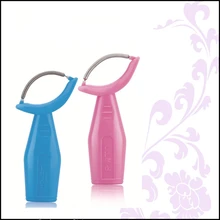 Ручной Эпилятор коврик для ролов кожи волос съемный Триммер Инструмент для лба щеки подбородок из нержавеющей стали