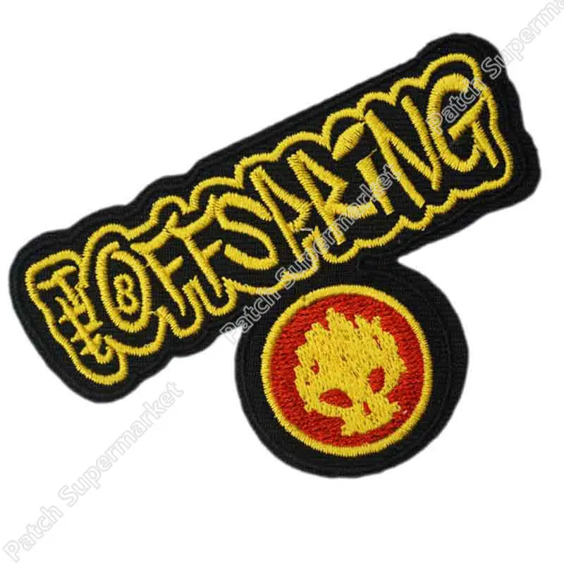

THE OFFSPRING Conspiracy Skull Logo Music Band Iron On/Sew On Patch Tshirt TRANSFER MOTIF APPLIQUE Rock Punk Badge Free shipping