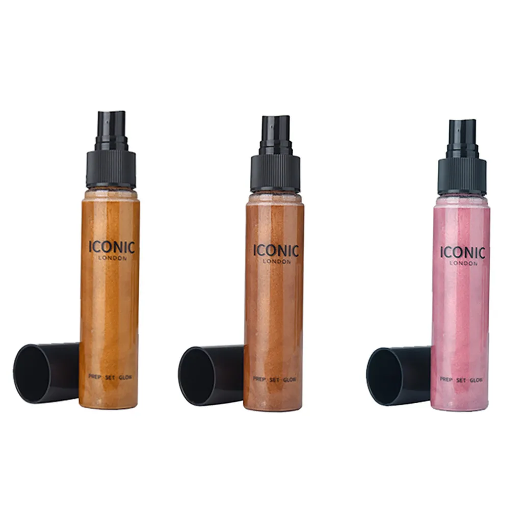 

High gloss liquid smoked eyeshadow silky bright silk bright liquid body makeup whitening liquid female makeup tools，