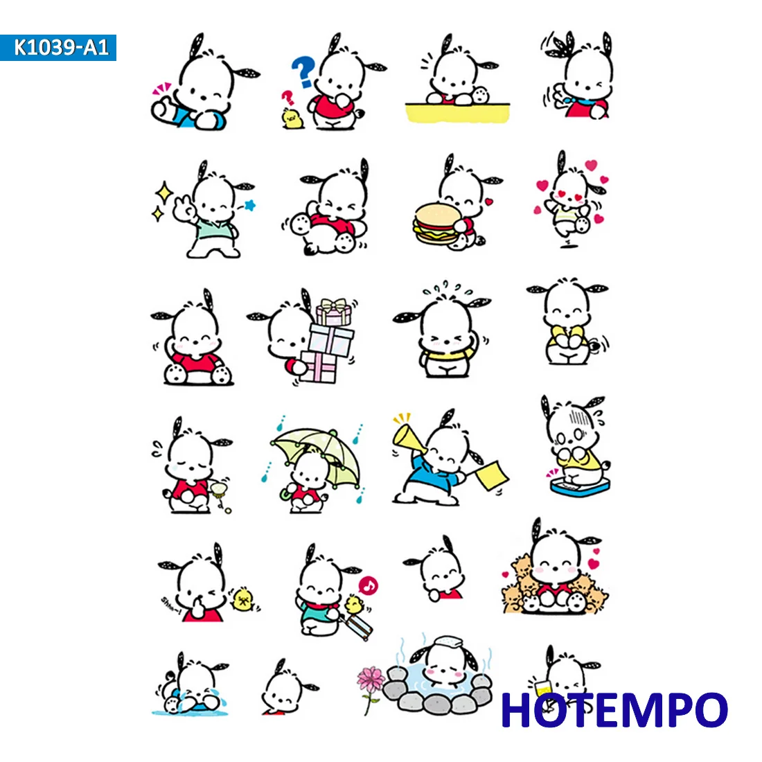 Anime Pochacco Dog Cartoon Cute Stickers for Girl Children Kids Gift DIY Letter Diary Scrapbooking Stationery Pegatinas Stickers Anime Pochacco Dog Cartoon Cute Stickers for Girl Children Kids Gift DIY Letter Diary Scrapbooking Stationery Pegatinas Stickers