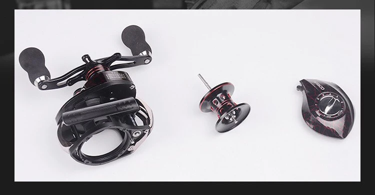 Equipamento de Pesca Carretilhas de Pesca da Carcaça de Isca 1 para Pike Lagarto Roda Baitcast Gear Ratio 6.3: Barco Trout Baixo Carpa Pesca 13bb 4 Carcaça De Isca barco 1 para Pike Trout Baixo Carpa Pesca