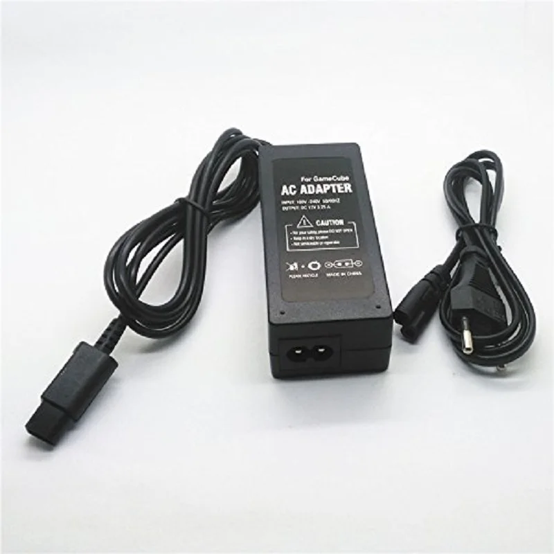 Power Supply nintendo GameCube video game console charger NGC AC/DC adapter 100-240V 60HZ 0.6A EU/US power adapter power supply game console power adapter
